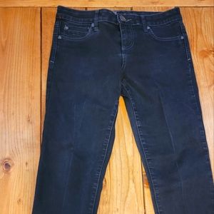 Kut from the Kloth Diana Skinny Jeans Black Size 4 cropped ankle  (30x26) EUC